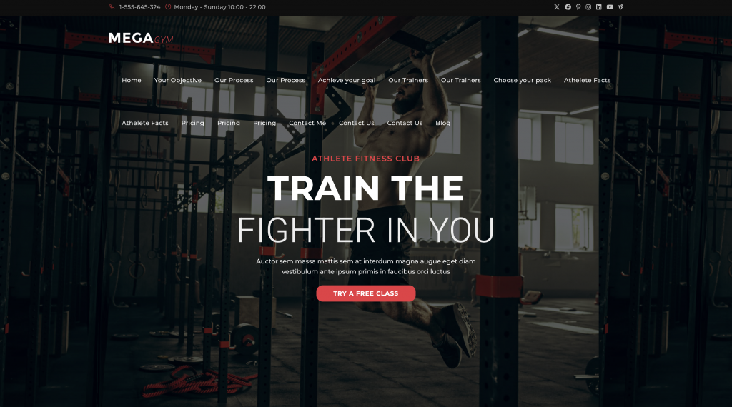 Ocean WP Theme Site